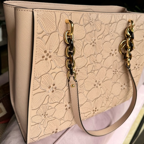 MICHAEL KORS. Tote, Authentic,Safiano Leather Handbag.Ballet Pink. 3Comp… - Picture 1 of 15